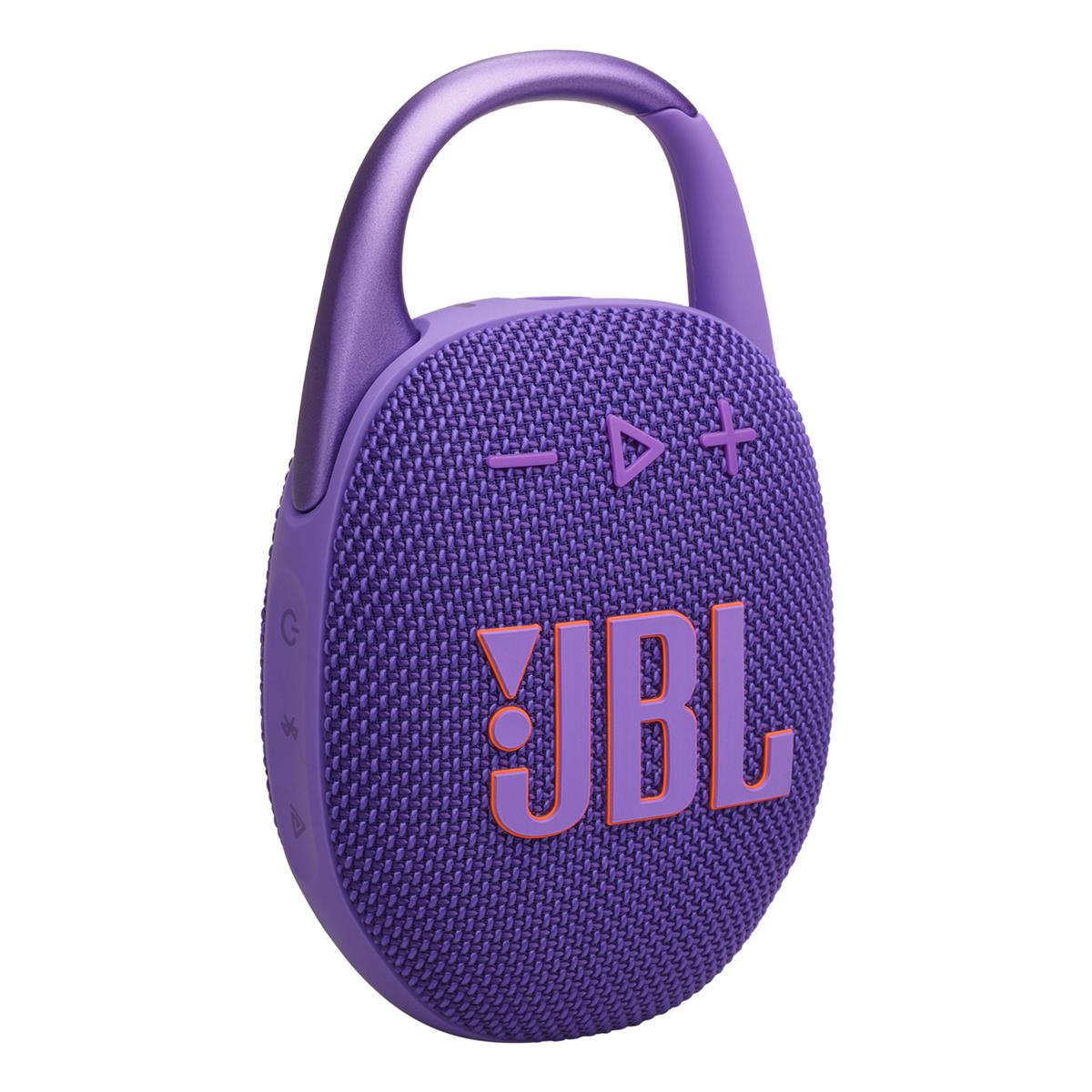 JBL Clip 5 Ultra Portable Bluetooth Speaker with gSport Silicone Sleeve (Purple)