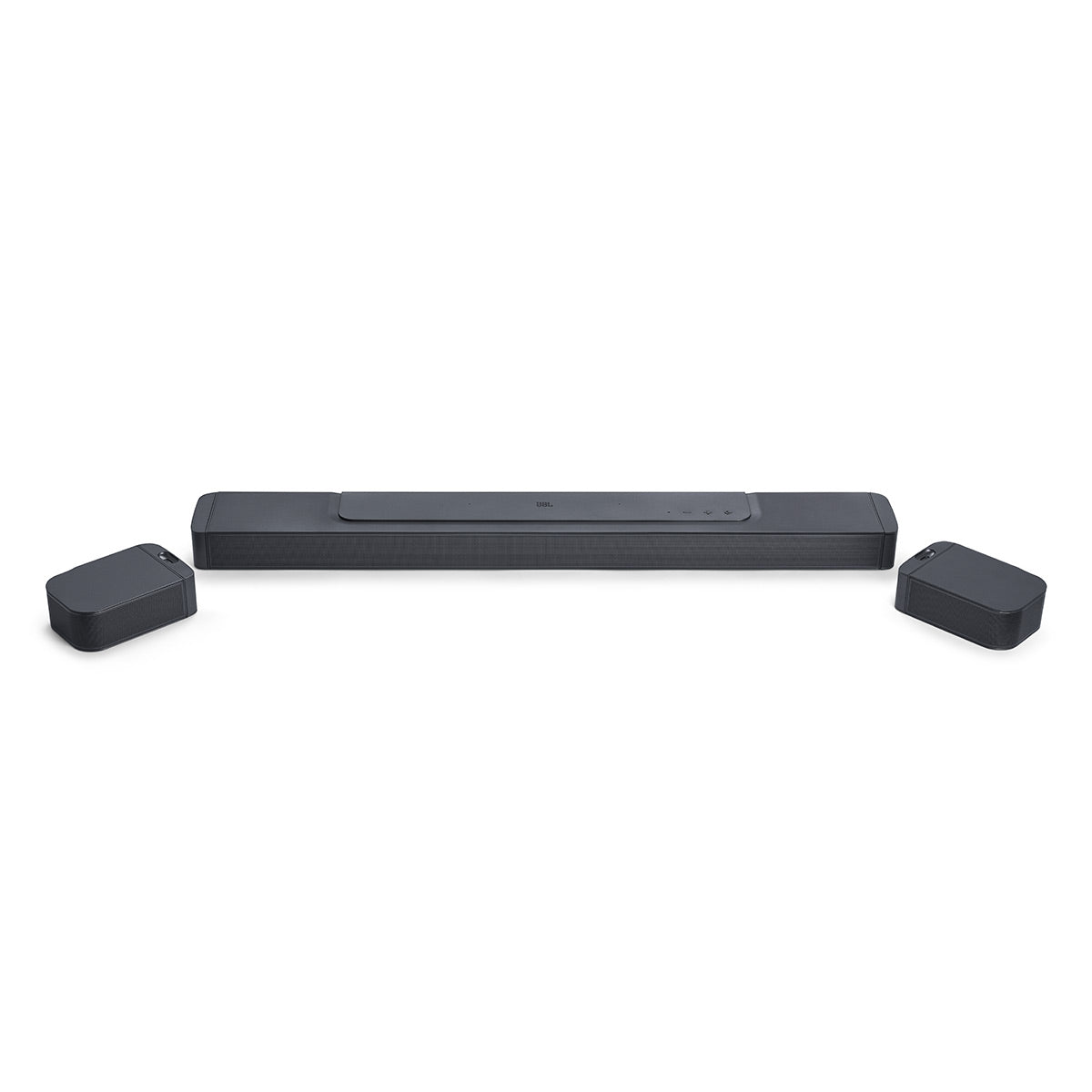 JBL BAR 700 5.1 Soundbar Bundle with 10 in. Wireless Subwoofer Detachable Rear Speakers and AudioQuest Sky 3m HDMI Cable