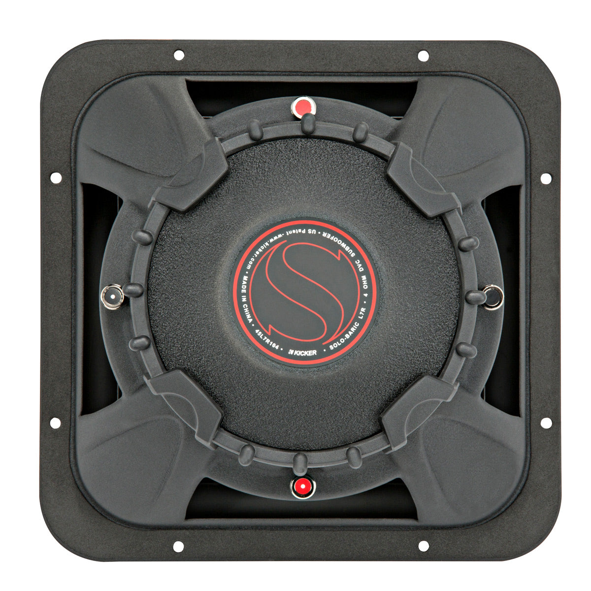 Kicker 46L7T124 12" Solo-Baric L7T Shallow-Mount Dual 4-Ohm Voice Coil Subwoofer