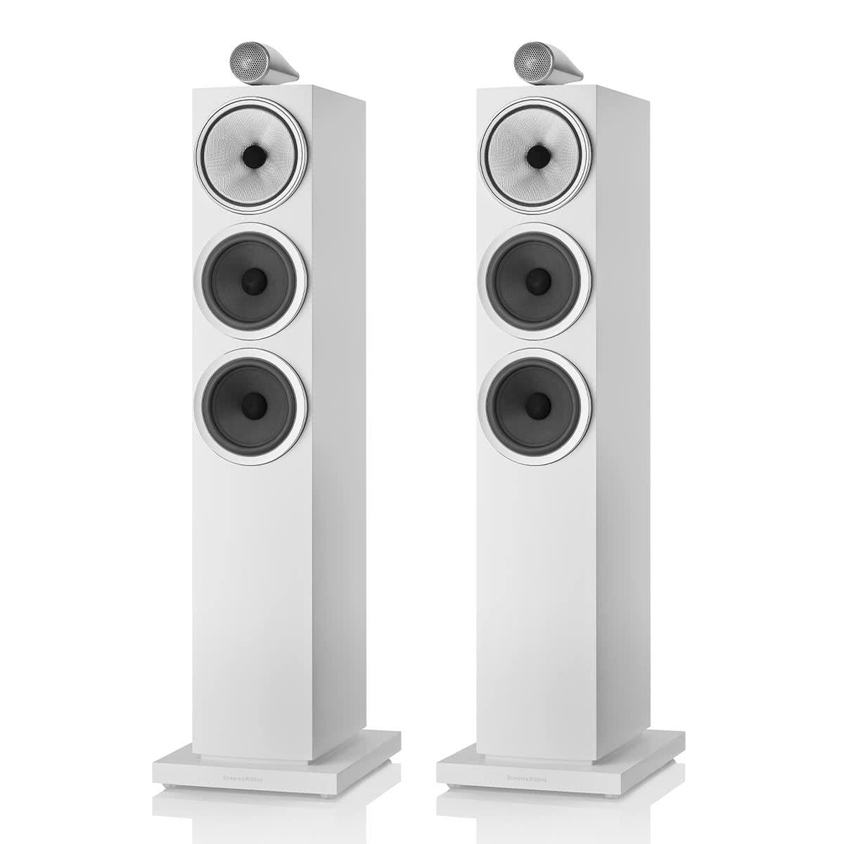 Bowers & Wilkins 703 S3 3-Way Floorstanding Speaker - Pair (Satin White)