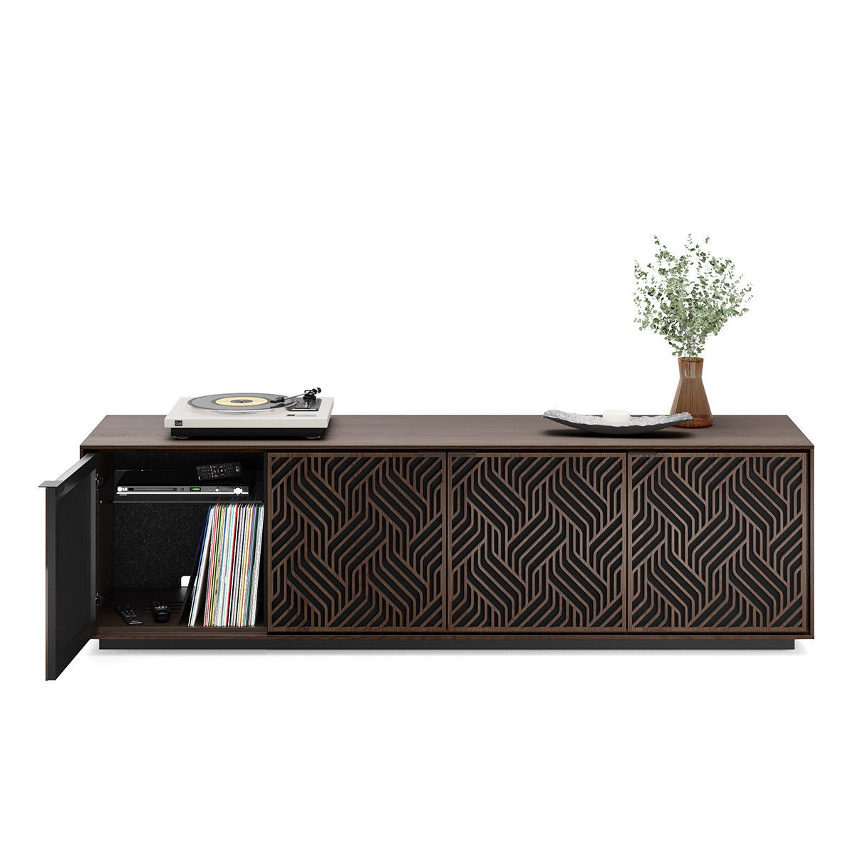 BDI Elements 8703 Weave Media Cabinet (Toasted Oak)