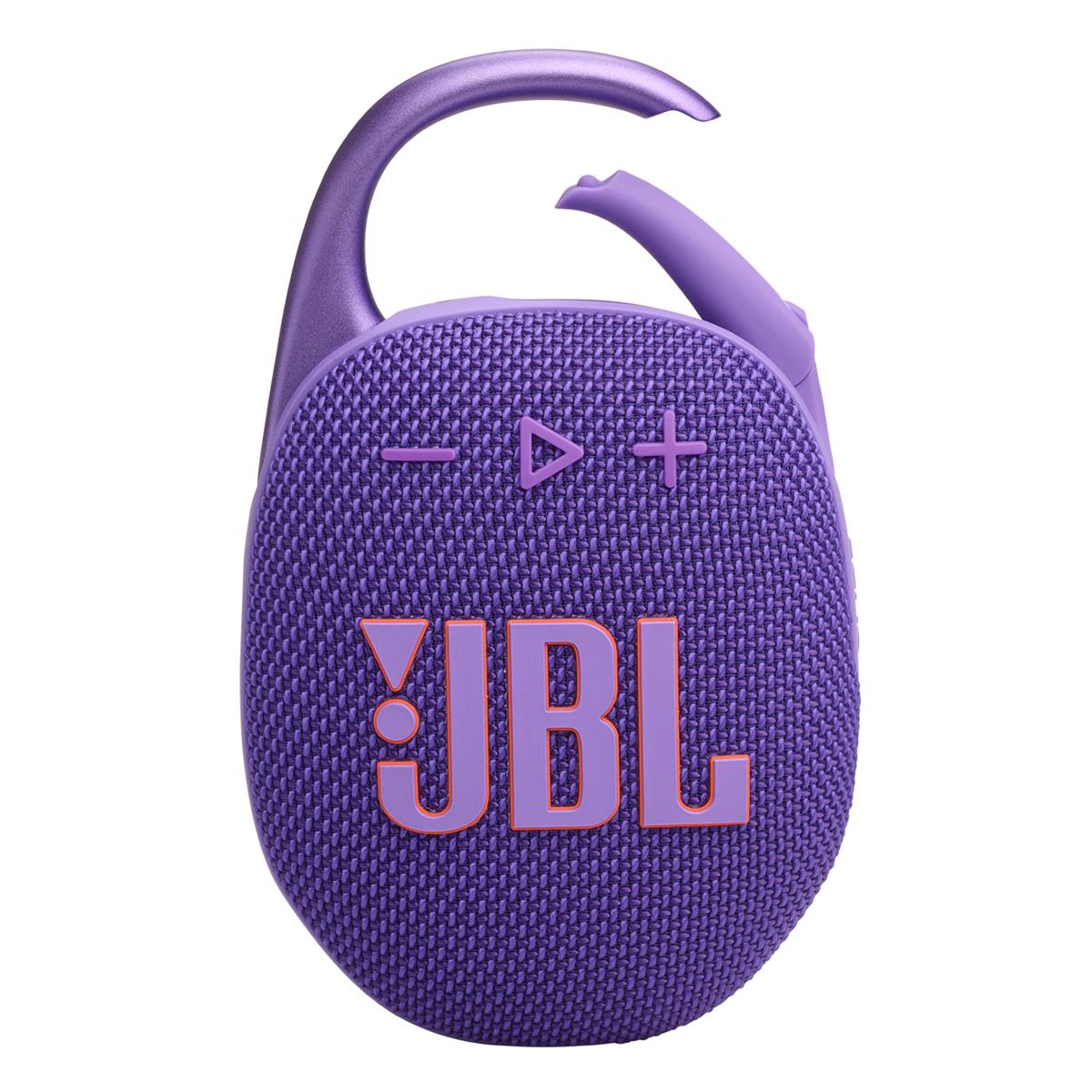 JBL Clip 5 Ultra Portable Bluetooth Speaker with gSport Silicone Sleeve (Purple)