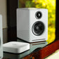 Audioengine A2+ Next Gen Powered Desktop Speakers with Bluetooth - Pair (White)