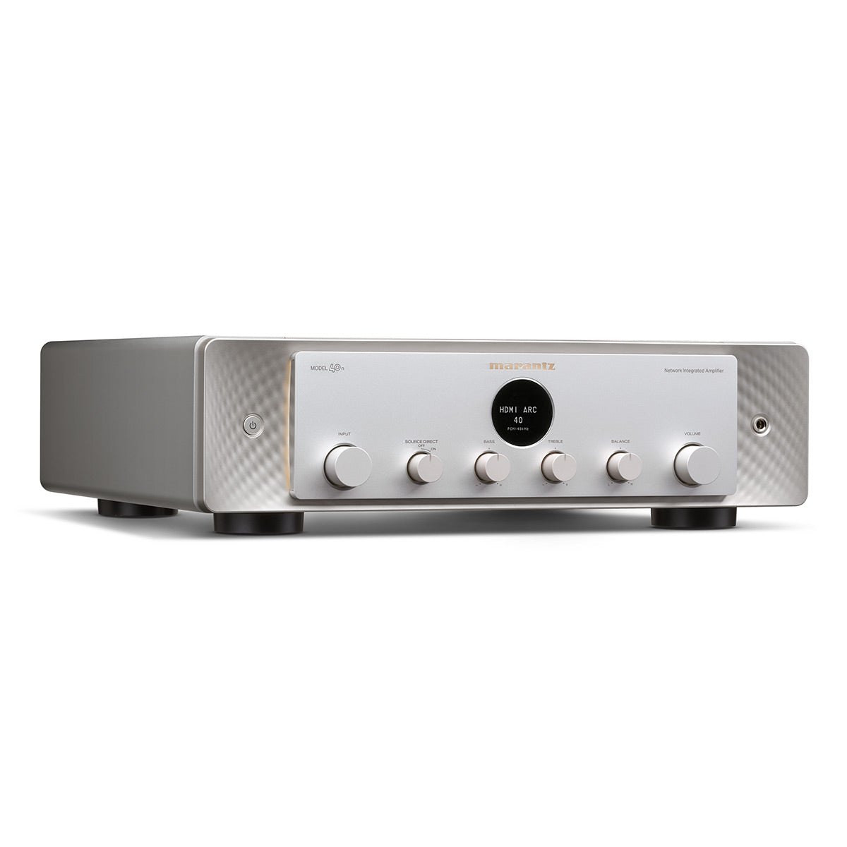 Marantz MODEL 40n Integrated Stereo Amplifier with Streaming Built-In (Silver Gold)