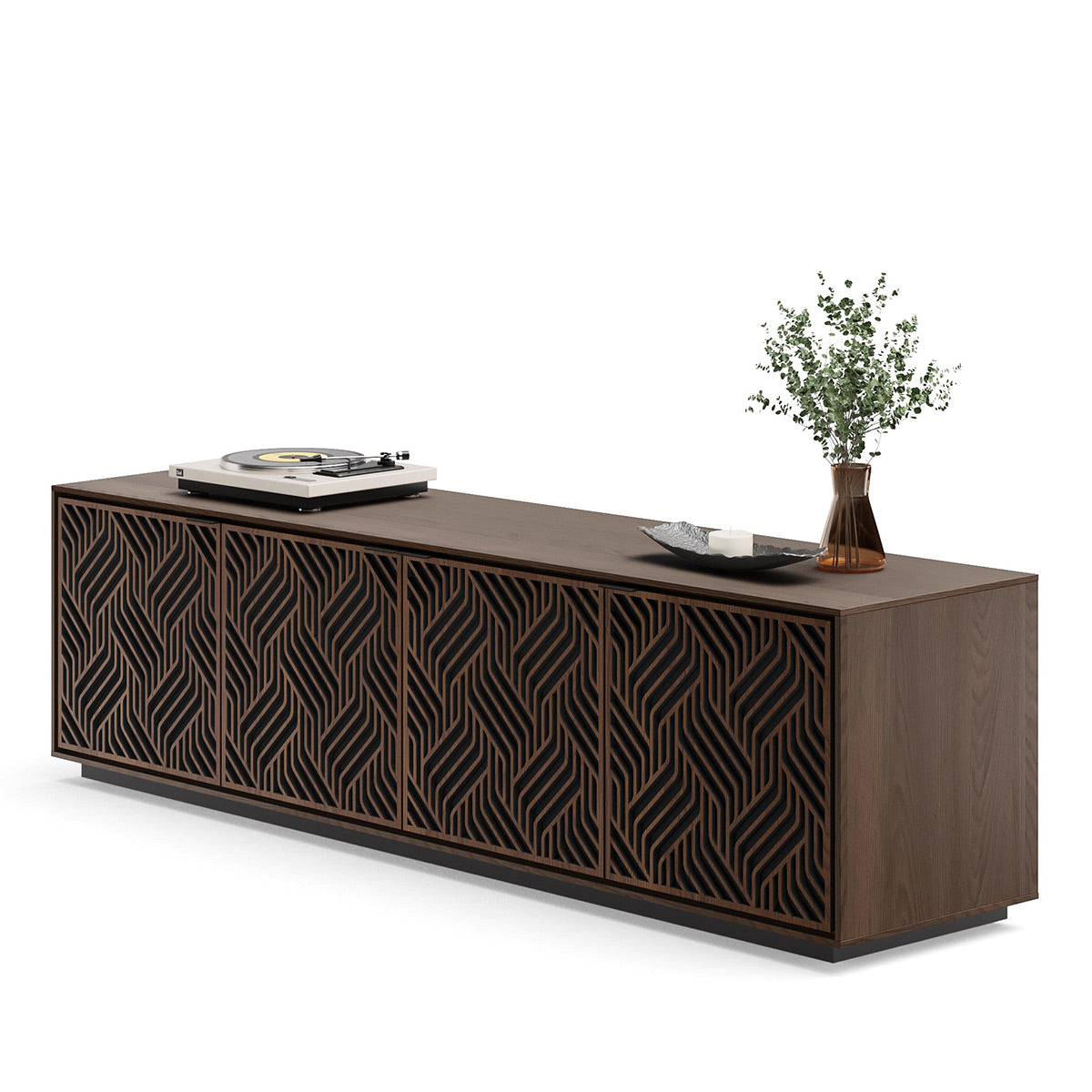 BDI Elements 8703 Weave Media Cabinet (Toasted Oak)