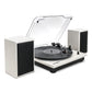 Victrola Montauk Bluetooth Turntable System with Bookshelf Speakers (White)