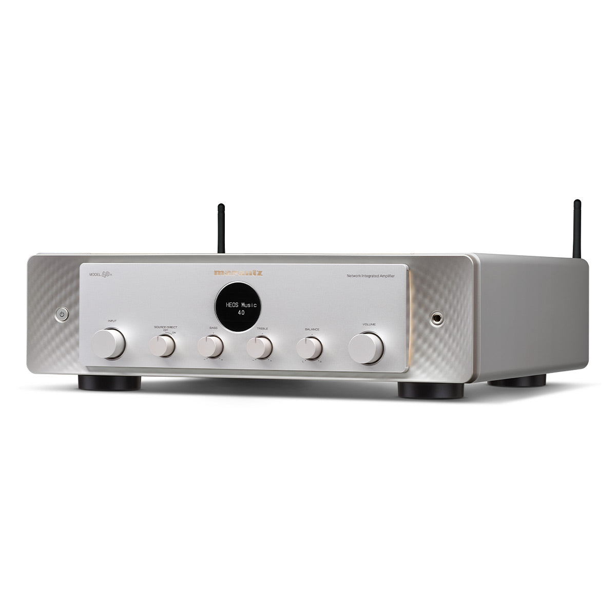 Marantz MODEL 40n Integrated Stereo Amplifier with Streaming Built-In (Silver Gold)