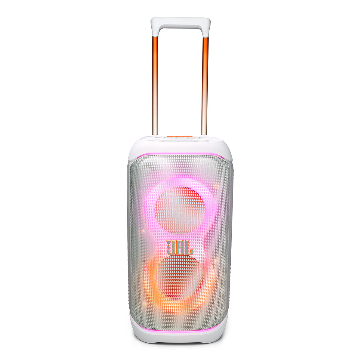 JBL PartyBox Stage 320 Portable Party Speaker with gSport Cargo Sleeve (White)