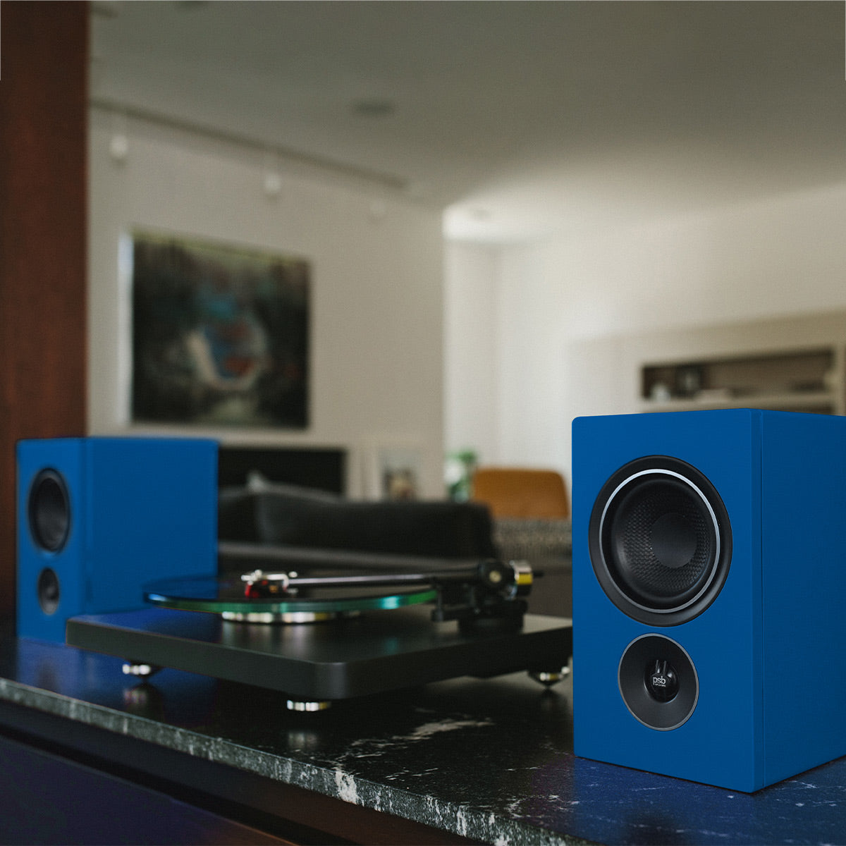 PSB Alpha iQ Powered Streaming Speakers - Pair (Blue)