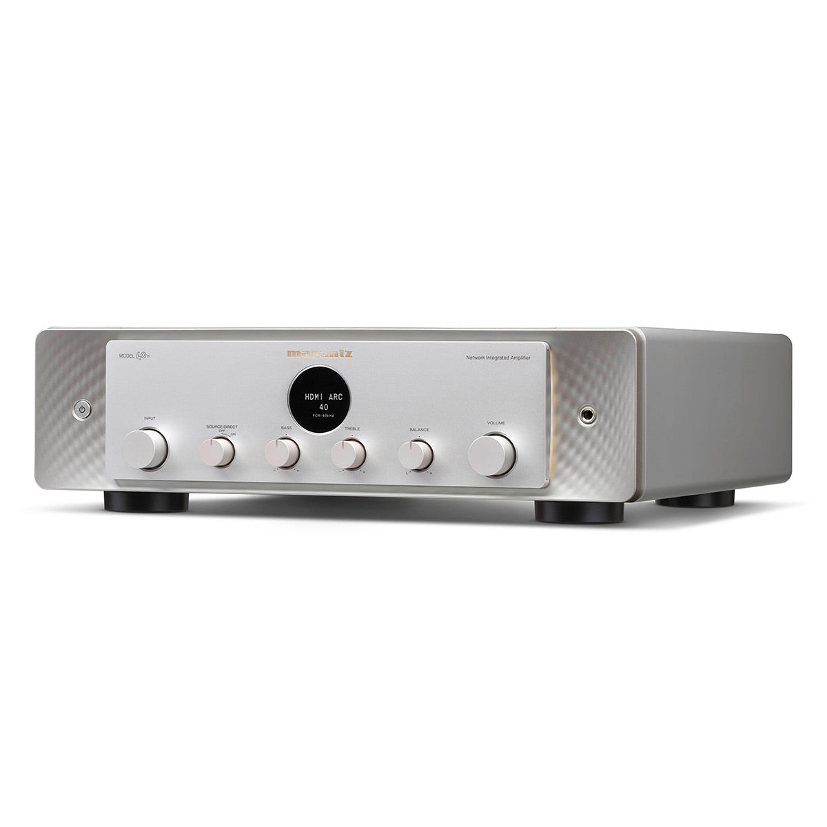 Marantz MODEL 40n Integrated Stereo Amplifier with Streaming Built-In (Silver Gold)