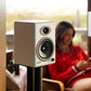 Audioengine A5+ Bluetooth Wireless Powered Bookshelf Speakers - Pair (White)