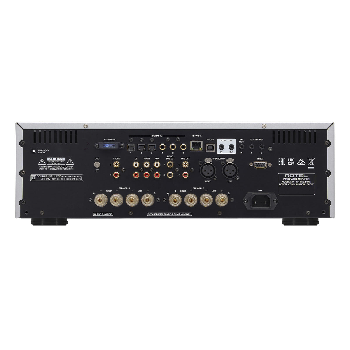 Rotel RA-1592MKII Integrated Amplifier (Black)