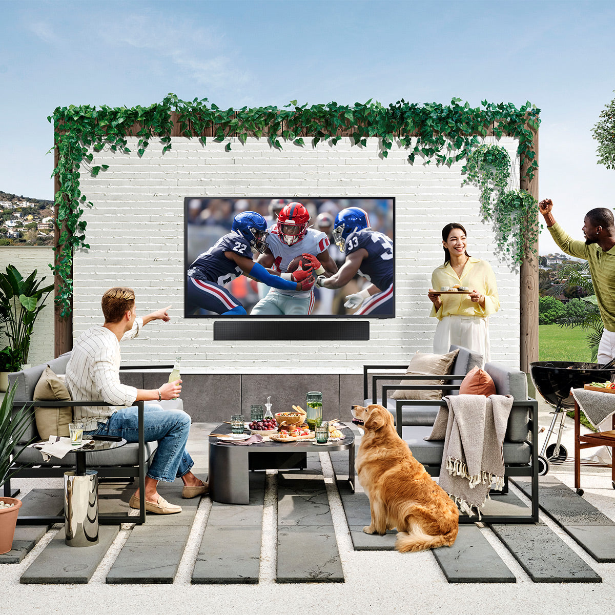 Samsung QN75LST9DA 75" 4K The Terrace Full Sun QLED UHD Outdoor Smart TV (2024)