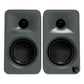 Kanto ORA Powered Reference Desktop Speakers with Bluetooth - Pair (Matte Gray)