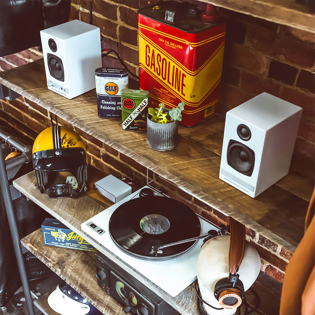 Audioengine HD3 Powered Bluetooth Bookshelf Speakers - Pair (White)