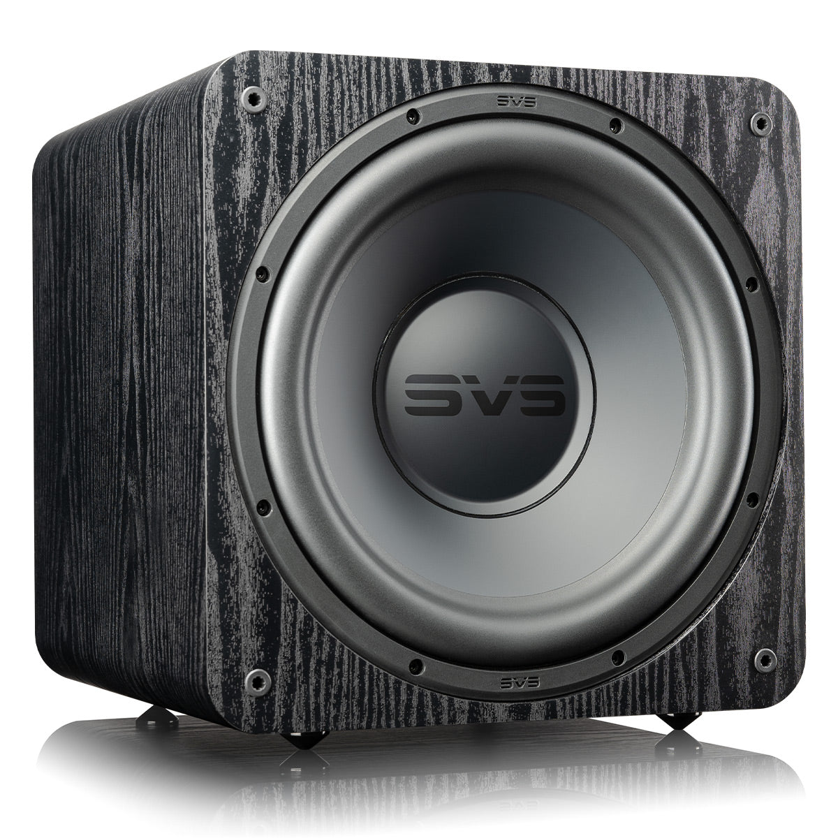 SVS SB-1000 Pro Sealed Subwoofer with SoundPath Wireless Audio Adapter (Black Ash)