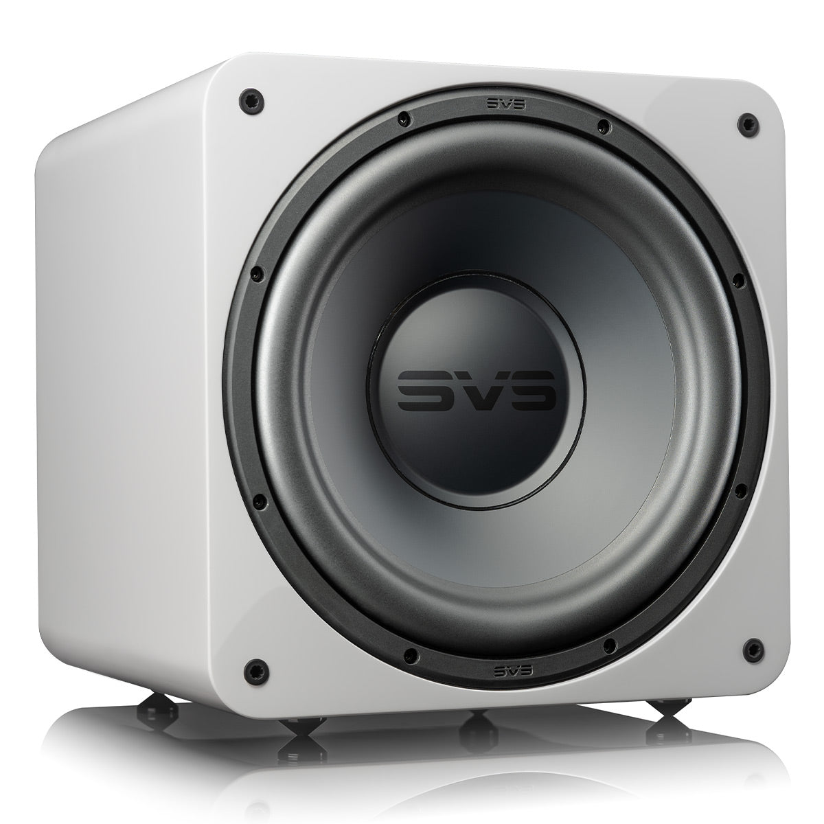 SVS SB-1000 Pro Sealed Subwoofer with SoundPath Wireless Audio Adapter (Piano Gloss White)