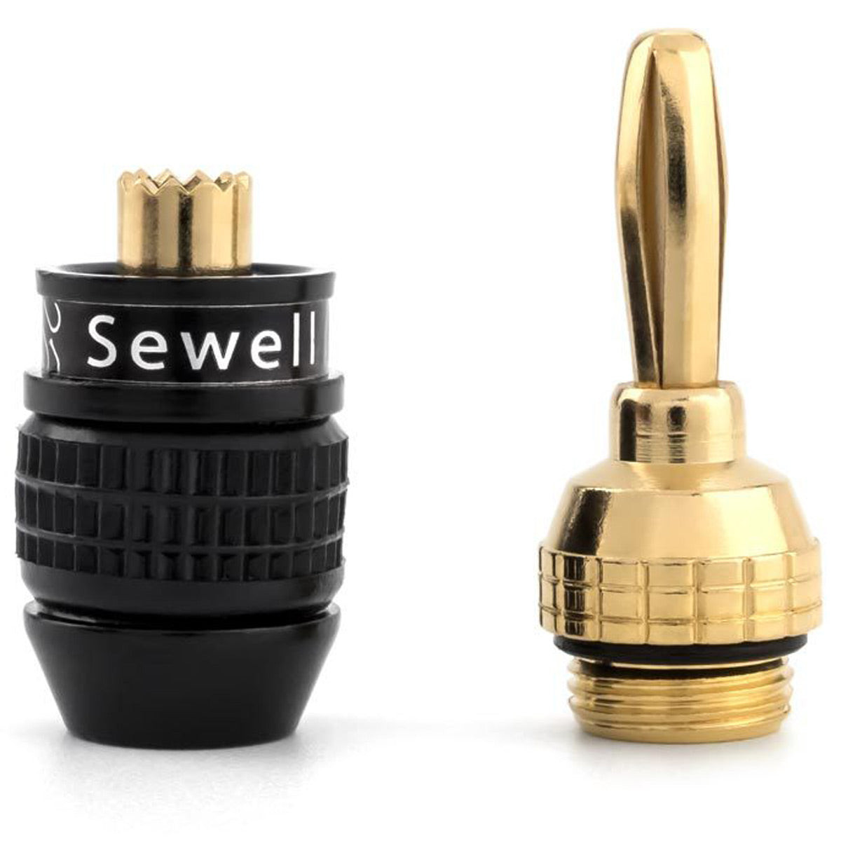 Sewell Deadbolt Banana Plugs - 2 Pairs