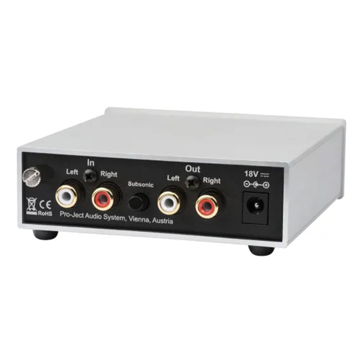 Pro-Ject Phono Box S2 MM/MC Phono Preamp (Silver)