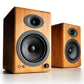 Audioengine A5+ Bluetooth Wireless Powered Bookshelf Speakers - Pair (Bamboo)