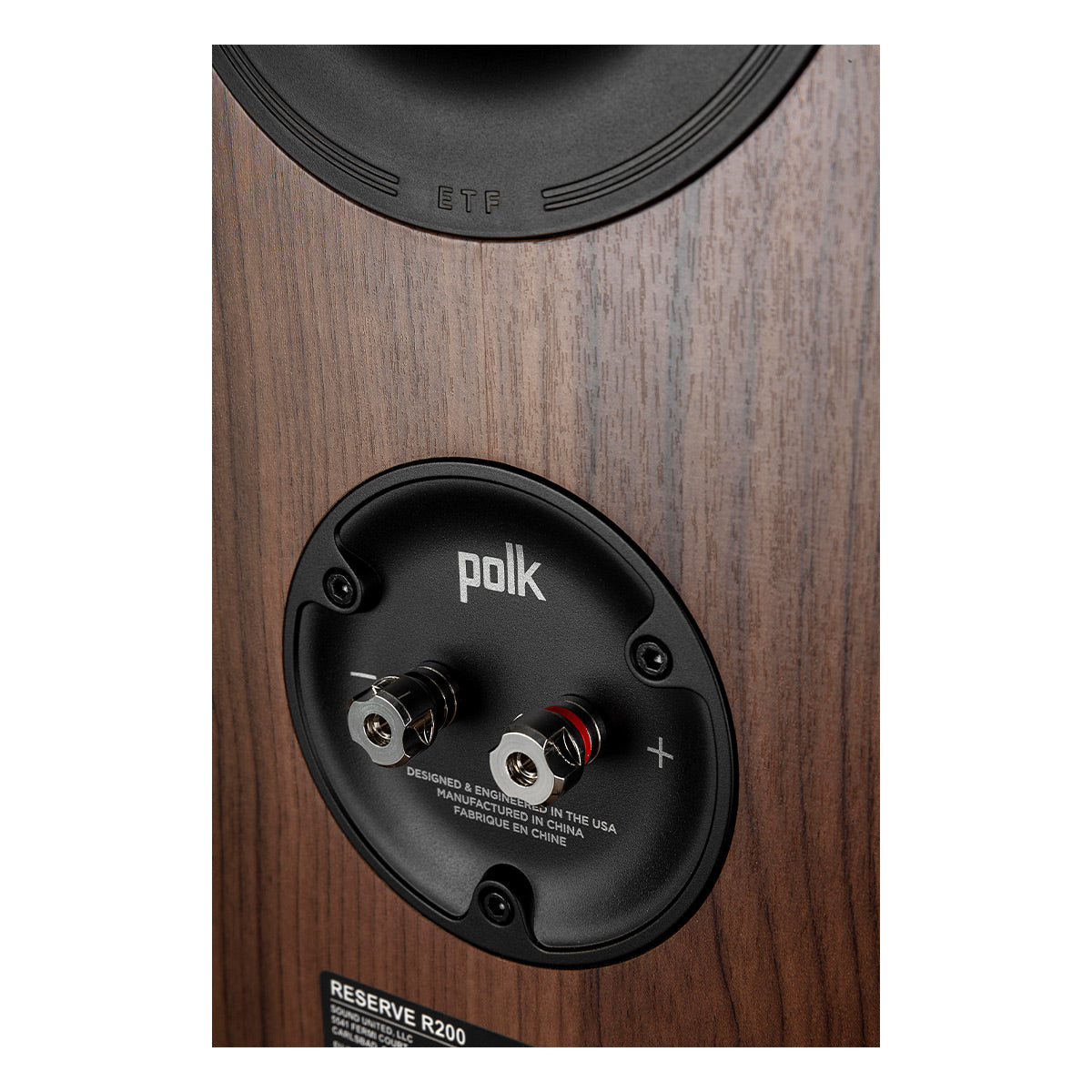 Polk Audio Reserve 200 Bookshelf Speakers - Pair (Walnut)