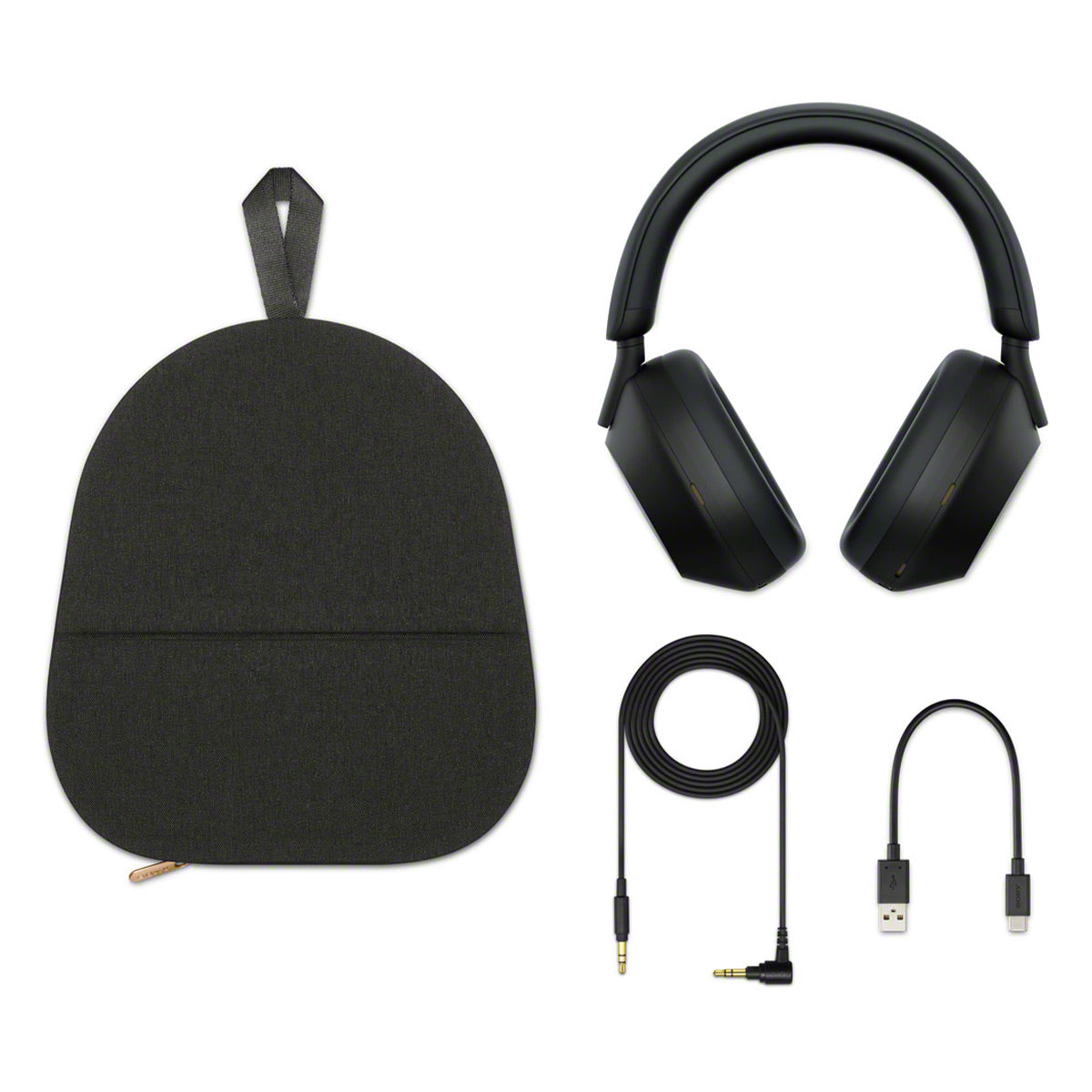 Sony WH-1000XM5 Wireless Noise Cancelling Over-Ear Headphones Bundle with gSport Accessory Kit (Black)