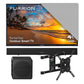 Furrion FDUP55CSA 55" Aurora Partial Sun Outdoor TV Bundle with 2.1 Sound System, Full Motion TV Mount, and Weatherproof TV Cover