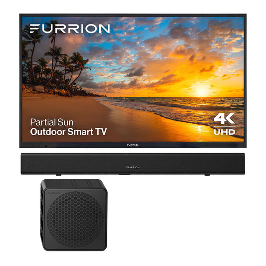 Furrion FDUP55CSA 55" Aurora Partial Sun Outdoor TV with 2.1 Sound System