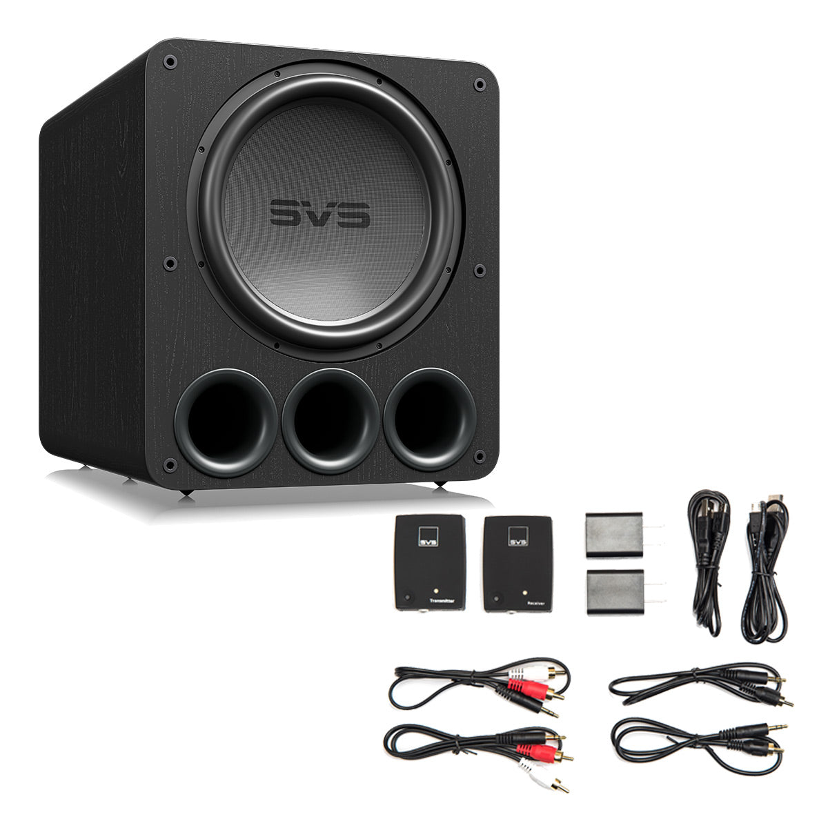 SVS PB17-Ultra R|Evolution Ported Subwoofer with SoundPath Wireless Audio Adapter (Black Oak)