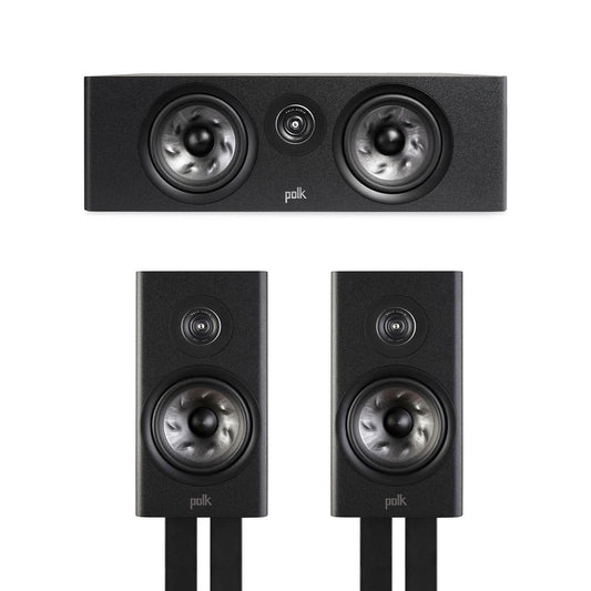 Polk Audio Reserve 3.0 Channel Home Theater Speaker Bundle (Black)