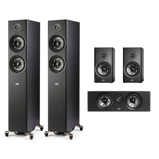 Polk Audio Reserve 5.0 Channel Home Theater Speaker Package (Black)