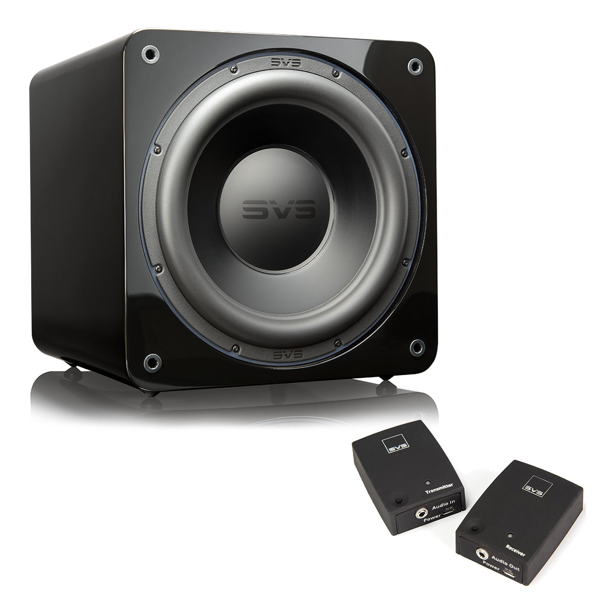 SVS SB-3000 13" Sealed Subwoofer with SoundPath Wireless Audio Adapter (Piano Gloss Black)