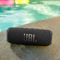 JBL Flip 6 Waterproof Portable Speaker with gSport Silicone Sleeve (Black)