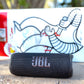 JBL Flip 6 Waterproof Portable Speaker with gSport Silicone Sleeve (Black)