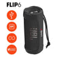 JBL Flip 6 Waterproof Portable Speaker with gSport Silicone Sleeve (Black)