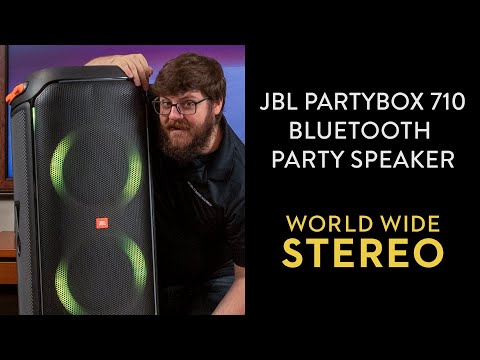 JBL Partybox 710 Portable Bluetooth Party Box Speaker, Deep Bass+LED  Lights+Mic