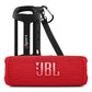 JBL Flip 6 Waterproof Portable Speaker with gSport Silicone Sleeve (Red)