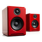 Audioengine A2+ Next Gen Powered Desktop Speakers with Bluetooth - Pair (Red)