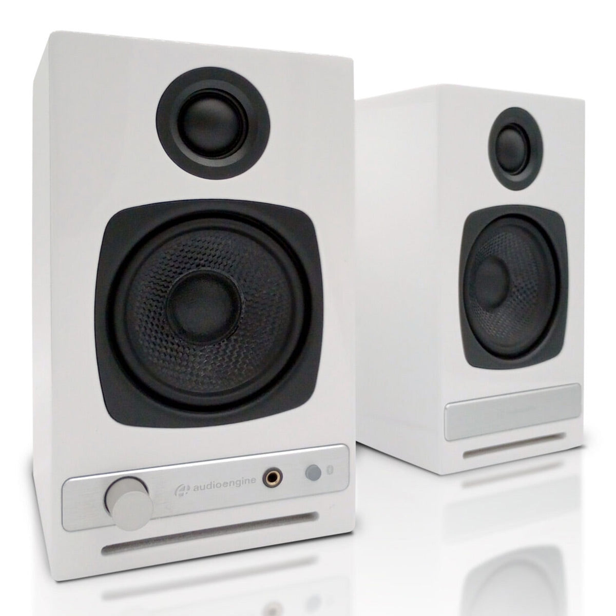 Audioengine HD3 Powered Bluetooth Bookshelf Speakers - Pair (White)