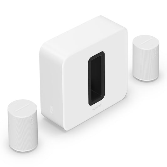 Sonos Premium Home Theater Completion Set with Sub4 & Pair of Era 100s (White)